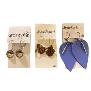 Dreamspirit earrings x3 pairs